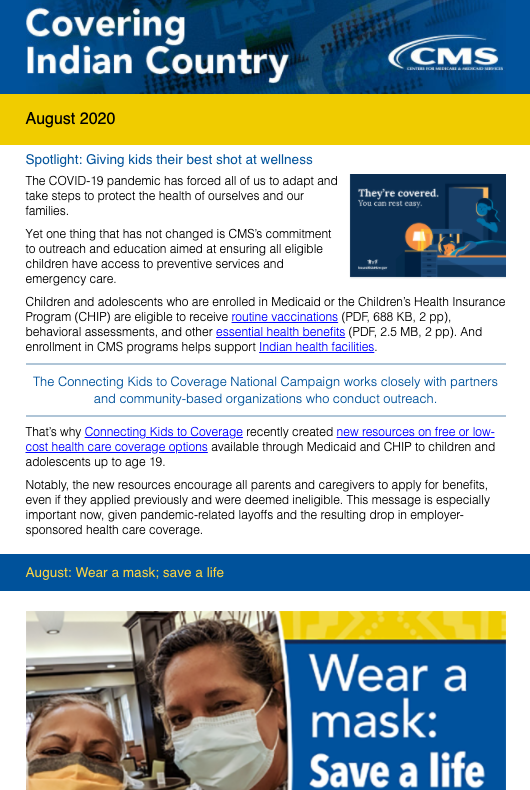 Covering Indian Country – August 2020