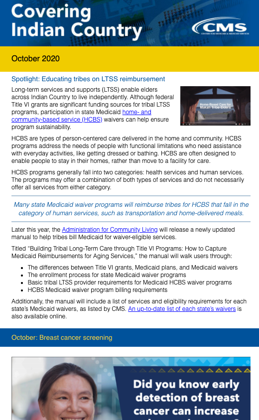 Covering Indian Country – October 2020