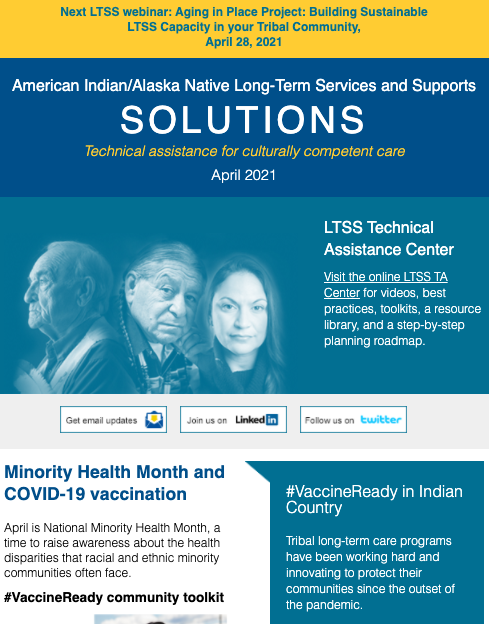 LTSS Newsletter – April 2021