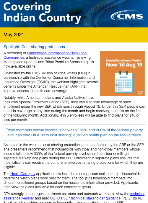 Covering Indian Country – May 2021
