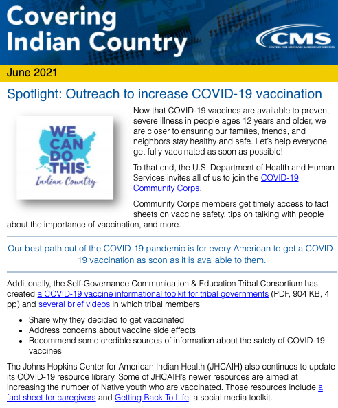 Covering Indian Country – June 2021