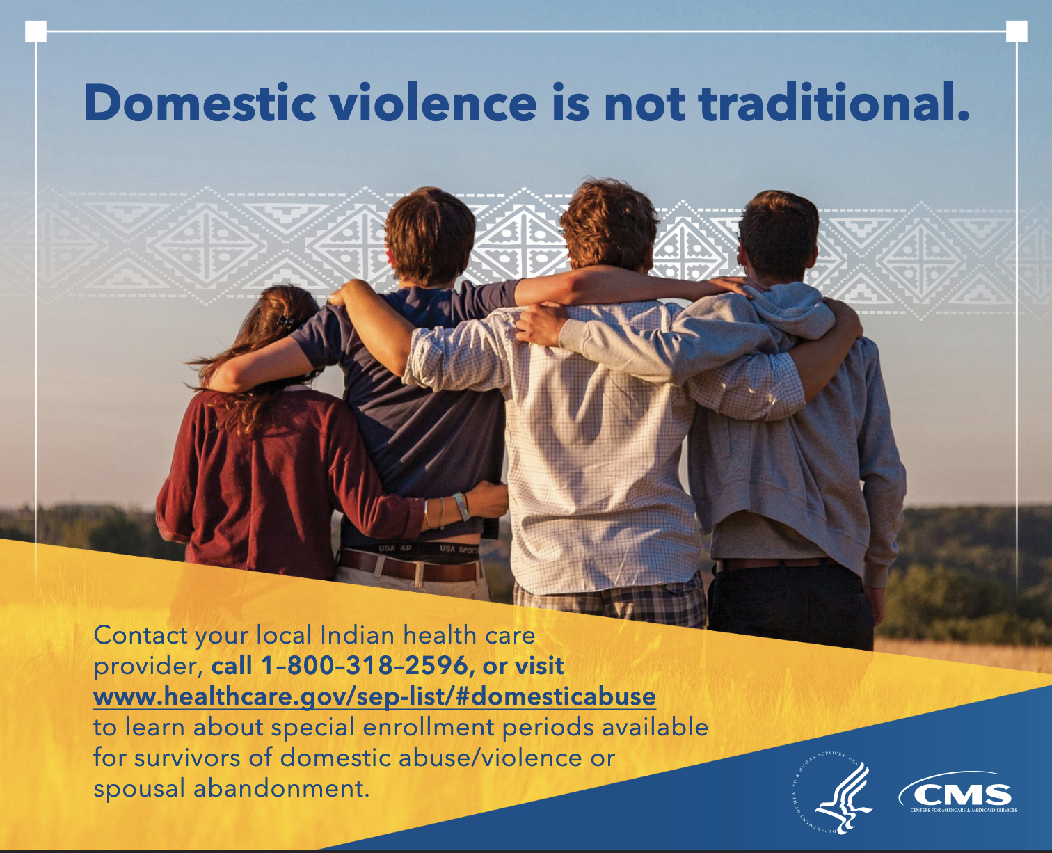 Domestic violence is not traditional. (October 2022)