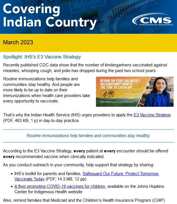 Covering Indian Country – March 2023