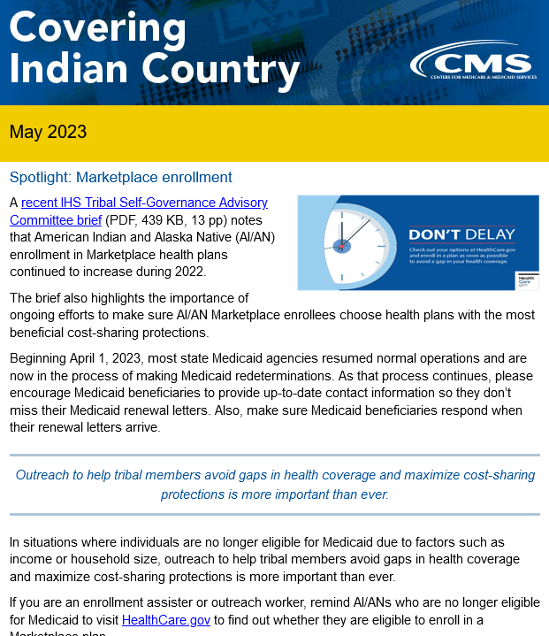 Covering Indian Country – May 2023