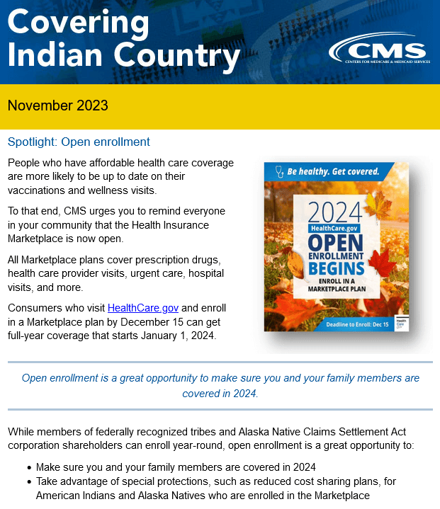 Covering Indian Country – November 2023