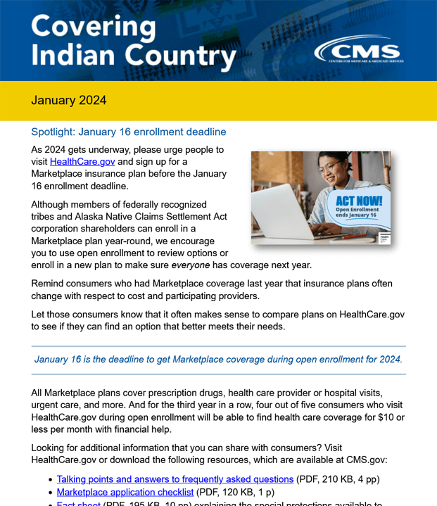 Covering Indian Country – January 2024