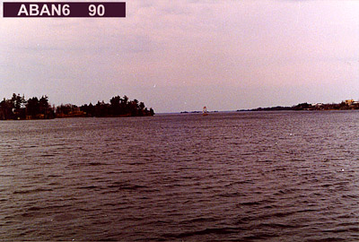 Viewing horizon 90° from Station ABAN6