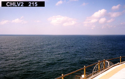 Viewing horizon 225° from Station CHLV2