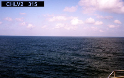 Viewing horizon 315° from Station CHLV2