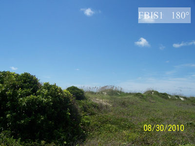 Viewing horizon 180° from Station FBIS1