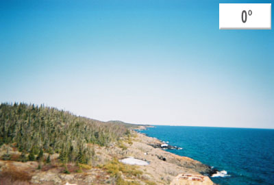 Viewing horizon 0° from Station PILM4