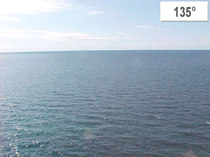 Viewing horizon 135° from Station ROAM4