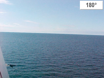 Viewing horizon 180° from Station ROAM4