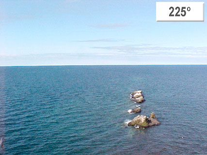 Viewing horizon 225° from Station ROAM4