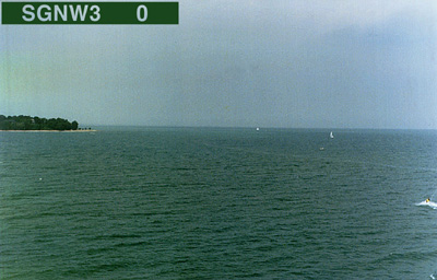 Viewing horizon 0° from Station SGNW3