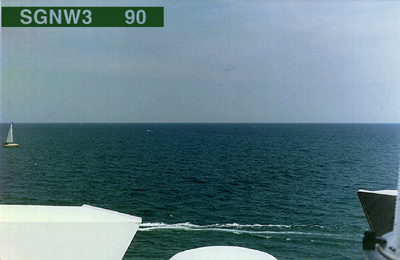 Viewing horizon 90° from Station SGNW3
