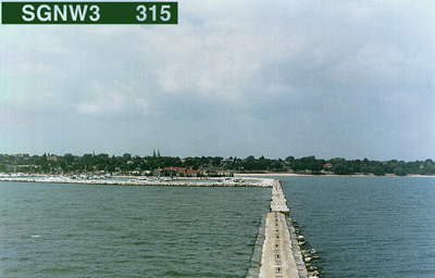 Viewing horizon 315° from Station SGNW3