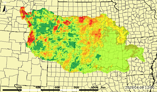 Lower Zone Soil Moisture Anomaly