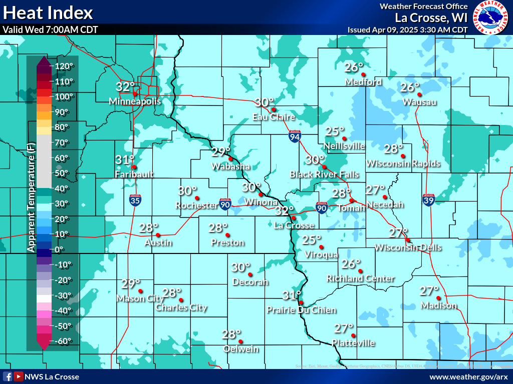 7 am heat index