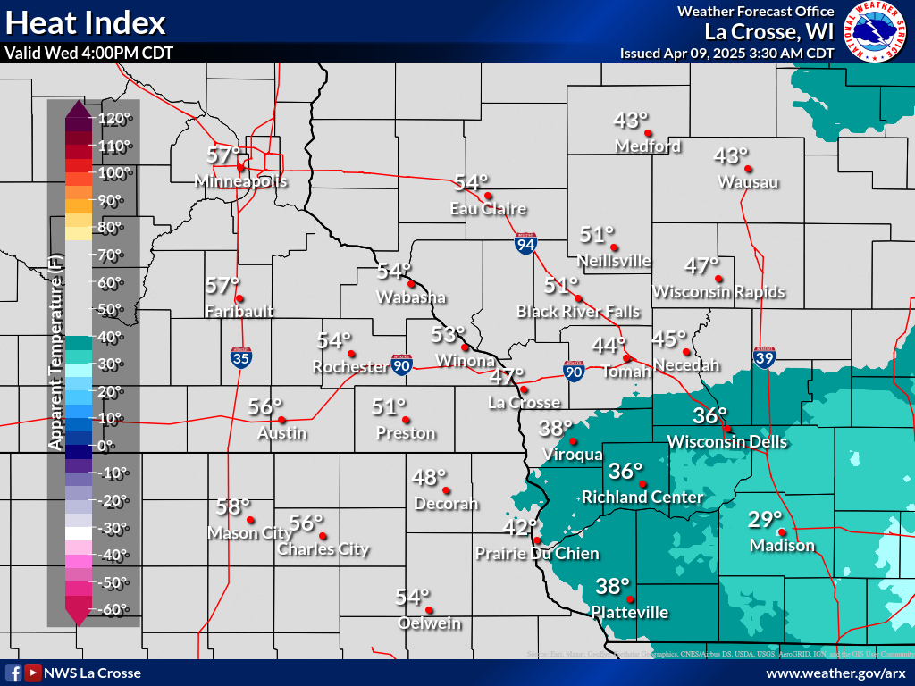 4 pm heat index