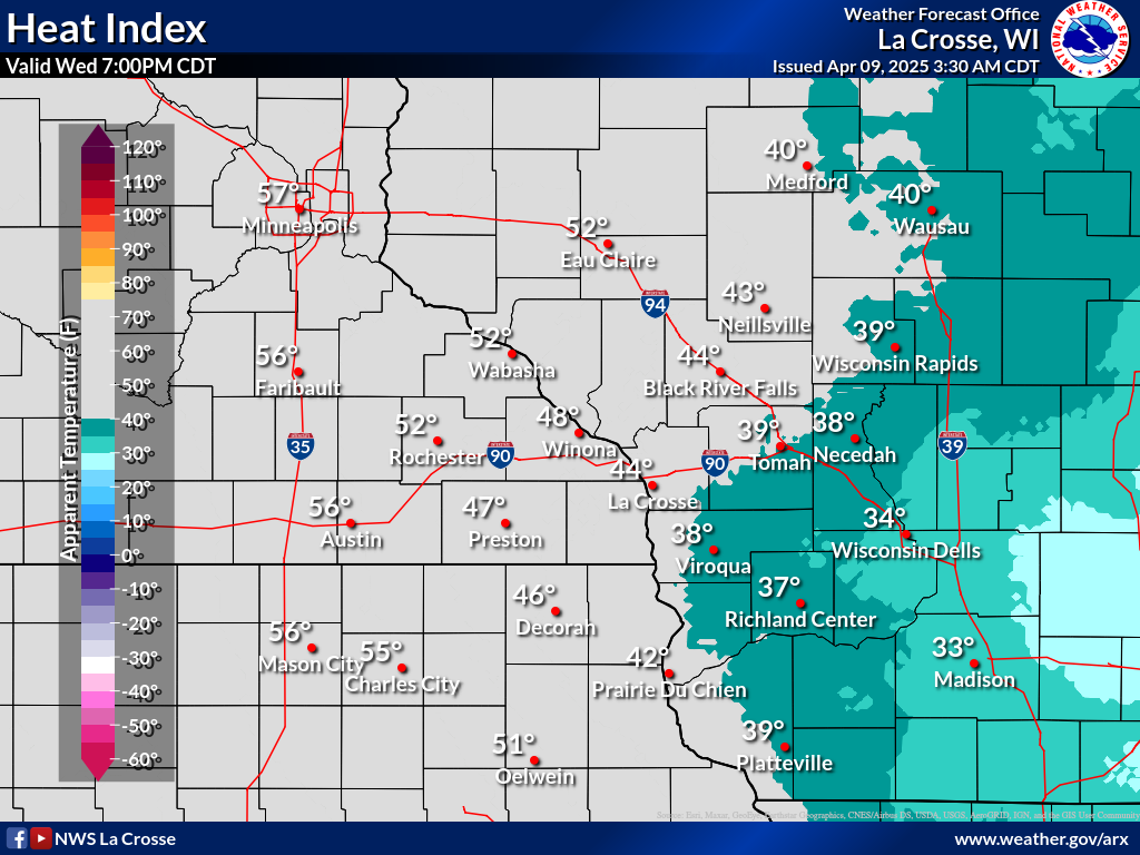 7 pm heat index