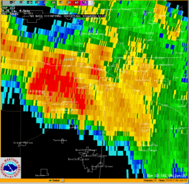 1058pm radar reflectivity