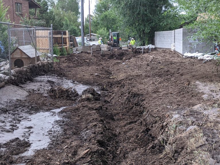 Flooding Debris
