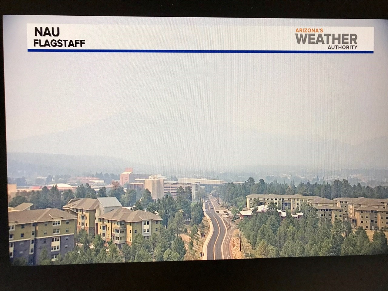Heavy smoke in Flagstaff