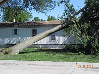 Home just west of Casey's in Wood River. Photo by Georgene Smidt.