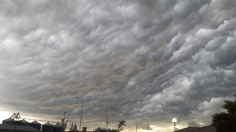 Another Cloud Photo Submitted by Hope Brown in Cozad, NE. 