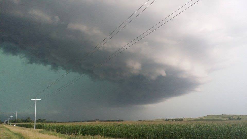 Photo of a Shelf Cloud Submitted by Nathan Moore.