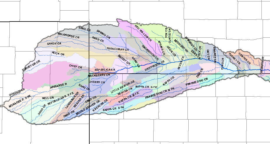 Republican River tributaries