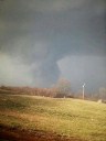 Low clouds in Allen County