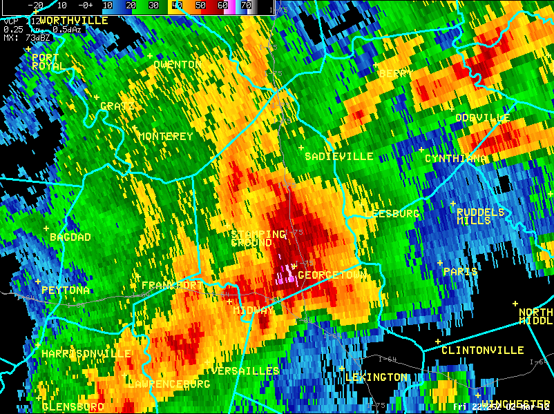 Georgetown hail
