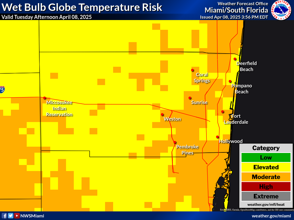 Wet Bulb Risk Day 1