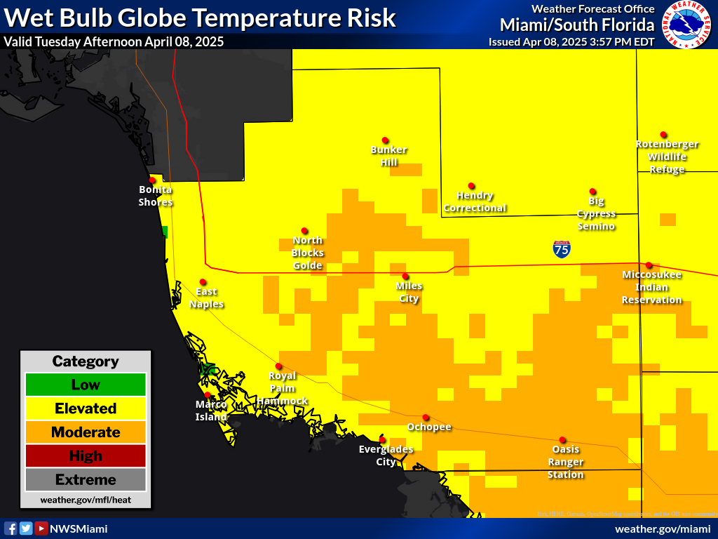Wet Bulb Risk Day 1