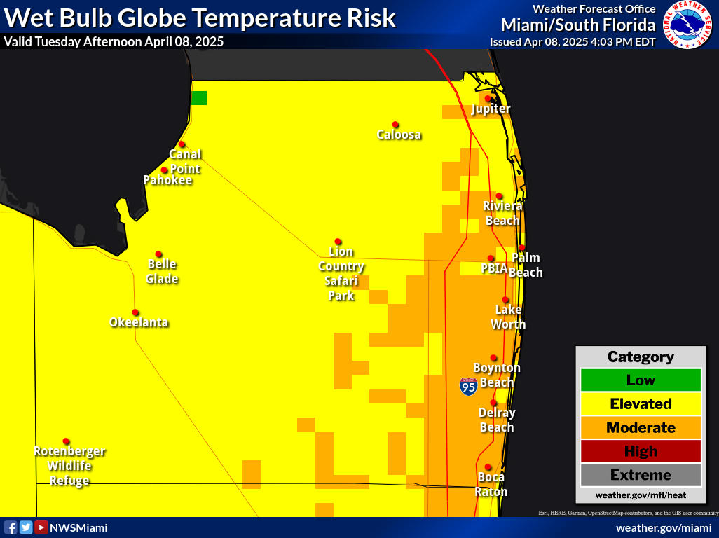 Wet Bulb Risk Day 1