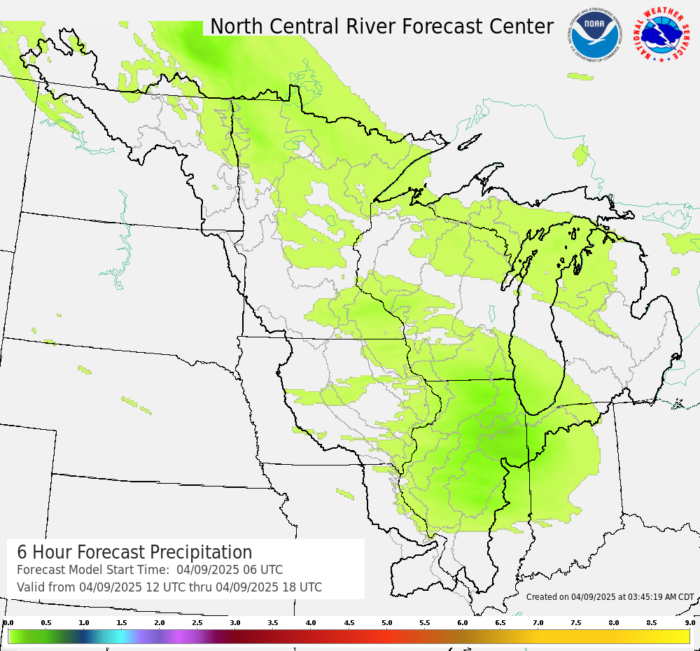 6-hour QPF 1st Period 
