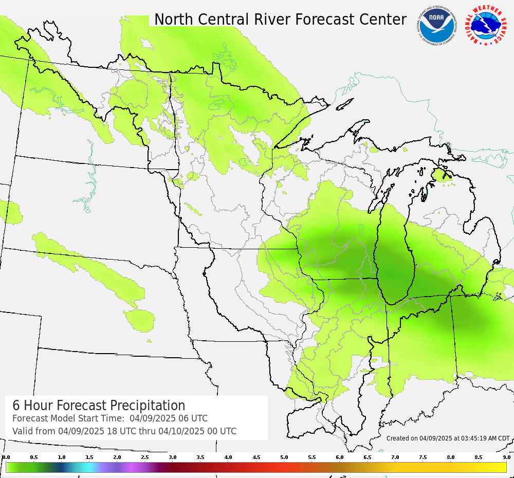 6-hour QPF 2nd Period 