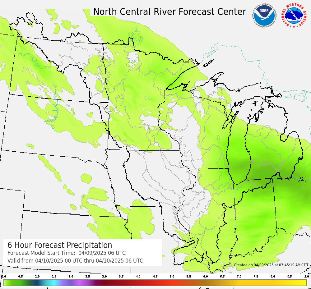 6-hour QPF for 3rd Period 