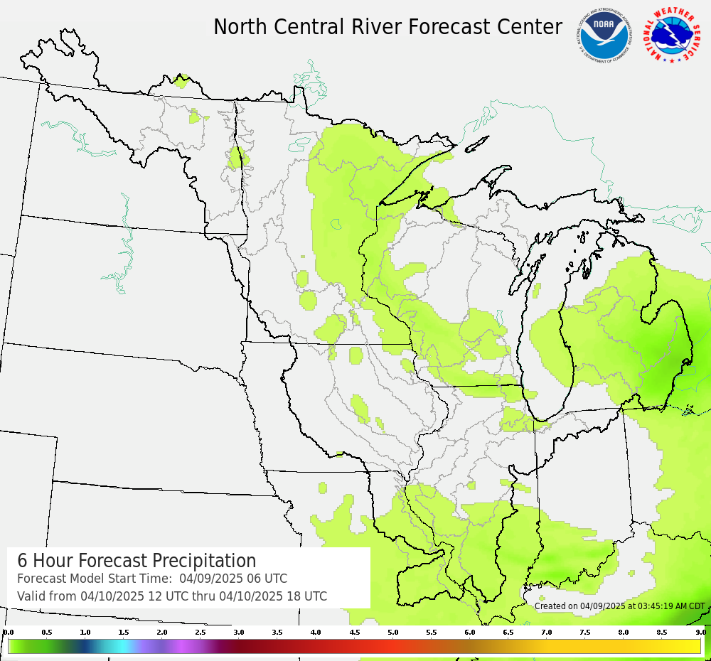 6-hour QPF 5th Period 