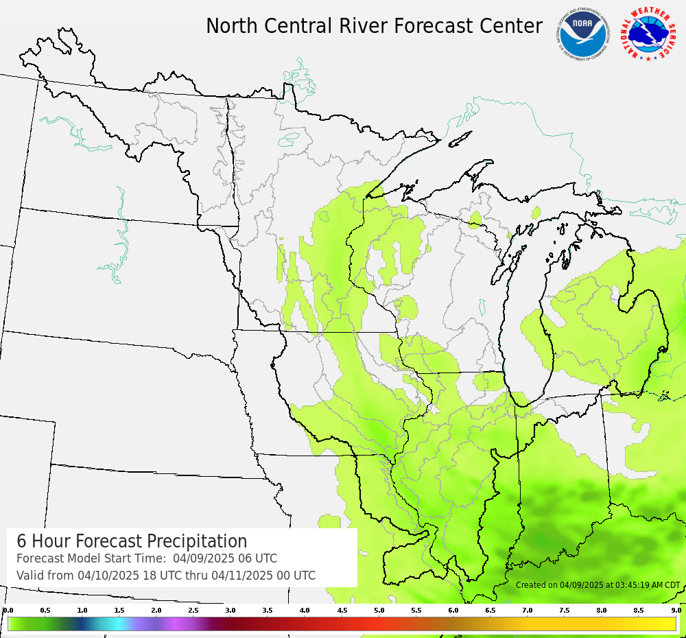 6-hour QPF 6th Period 