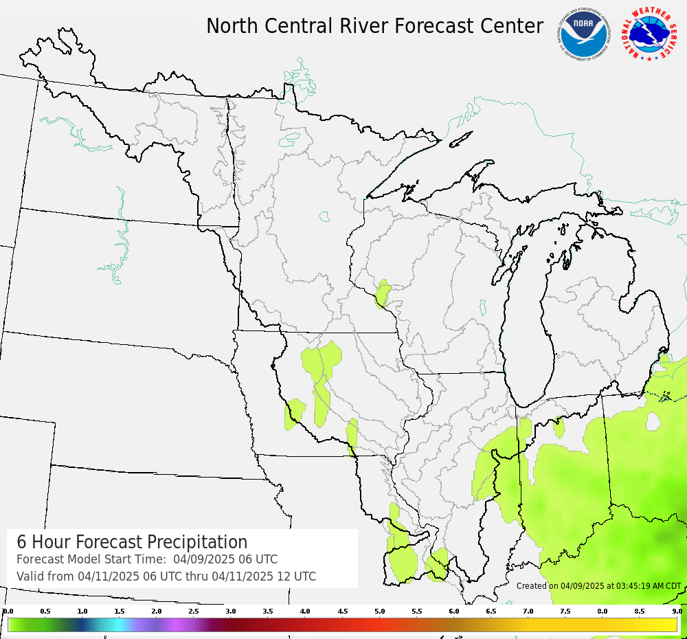 6-hour QPF 8th Period