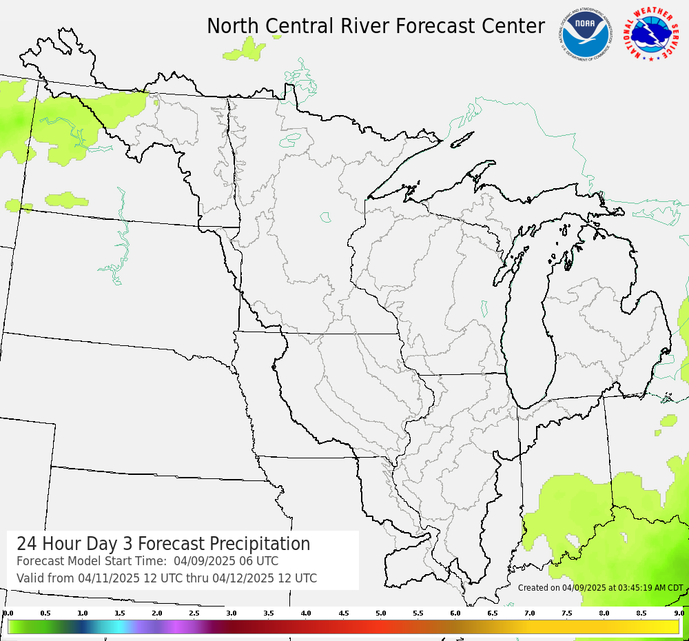 Day 3 24 hour QPF