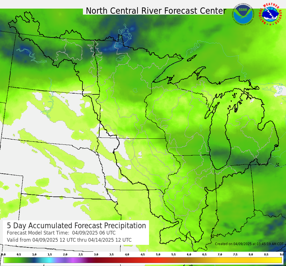 24HR QPF 5 DAY