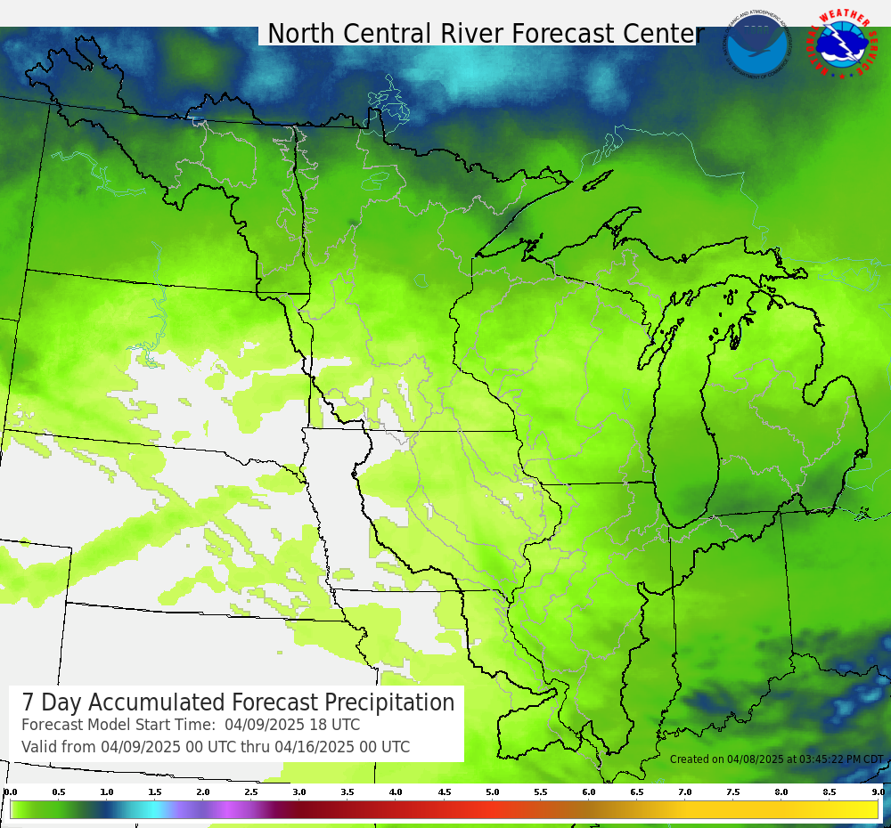 5 Day Total QPF