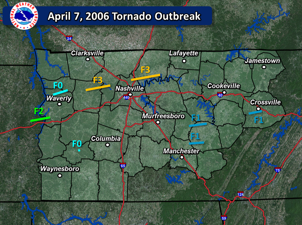 April 7, 2006 map