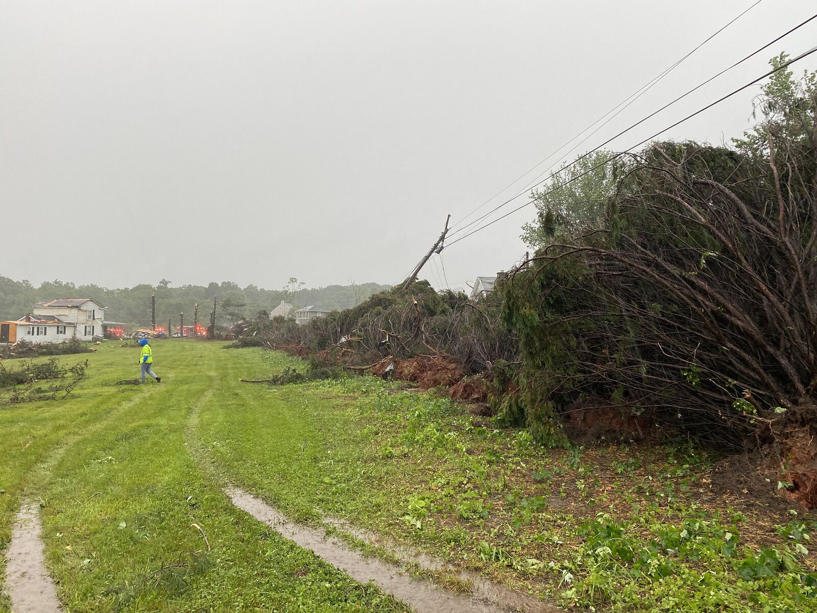 Damage Along Bethany Church Circle near Forest VA