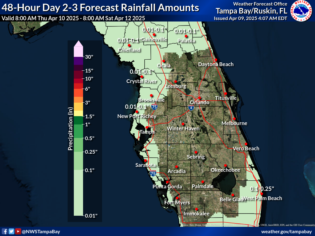 Expected Rainfall for Day 2-3