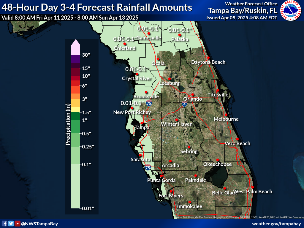 Expected Rainfall for Day 3-4